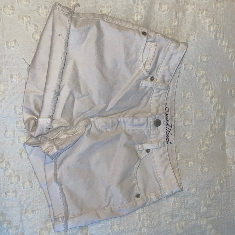 White Universal Thread Shorts